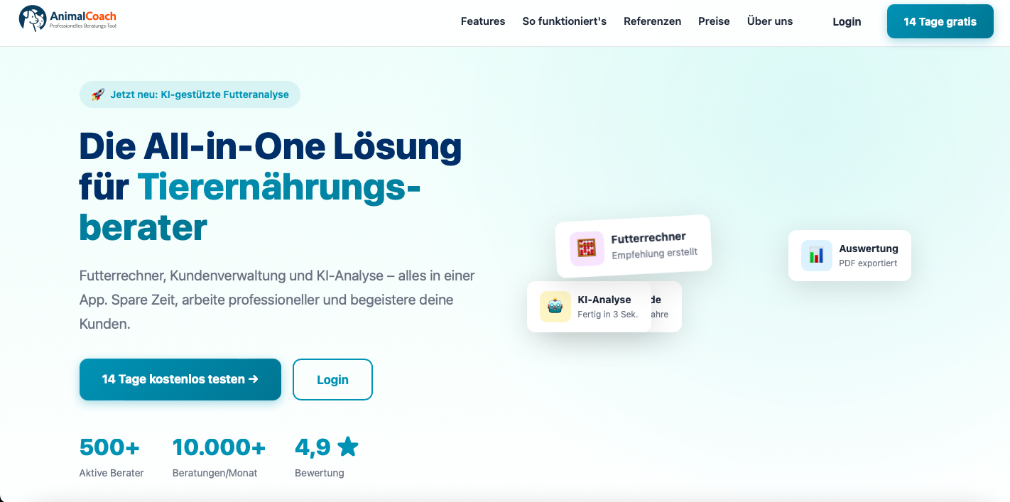 AnimalCoach Screenshot