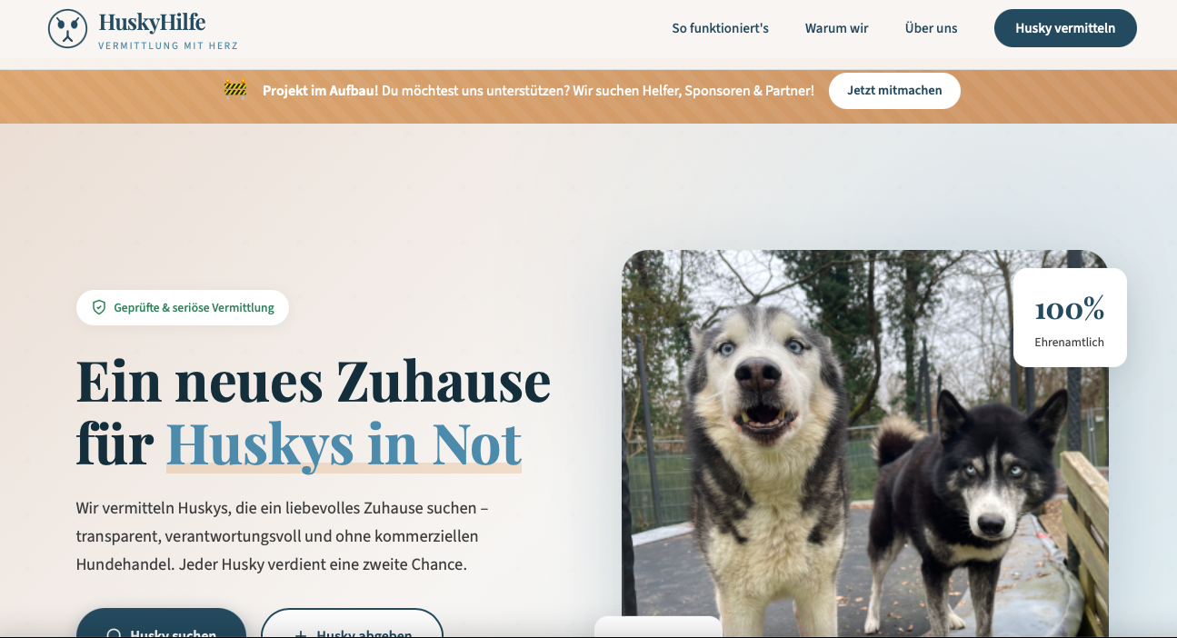 Huskyhilfe Screenshot